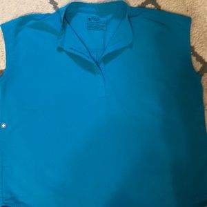 FIGS Rafaela scrub top, turquoise size large